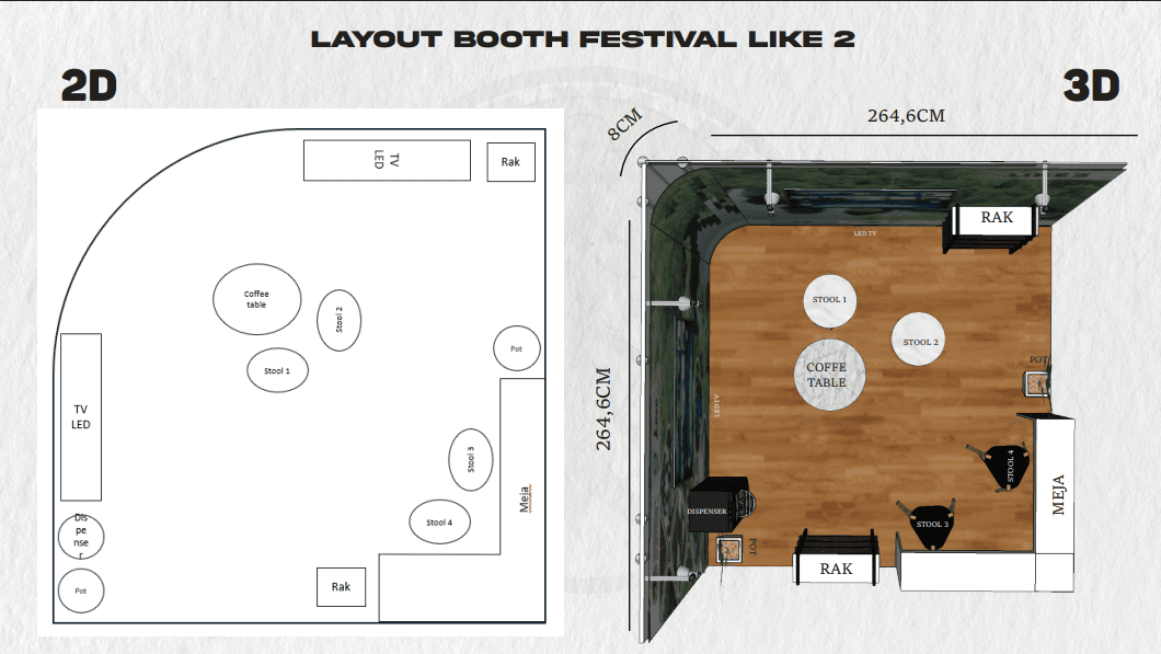 Professional exhibition booth design by PT Lava Pratama Solusindo