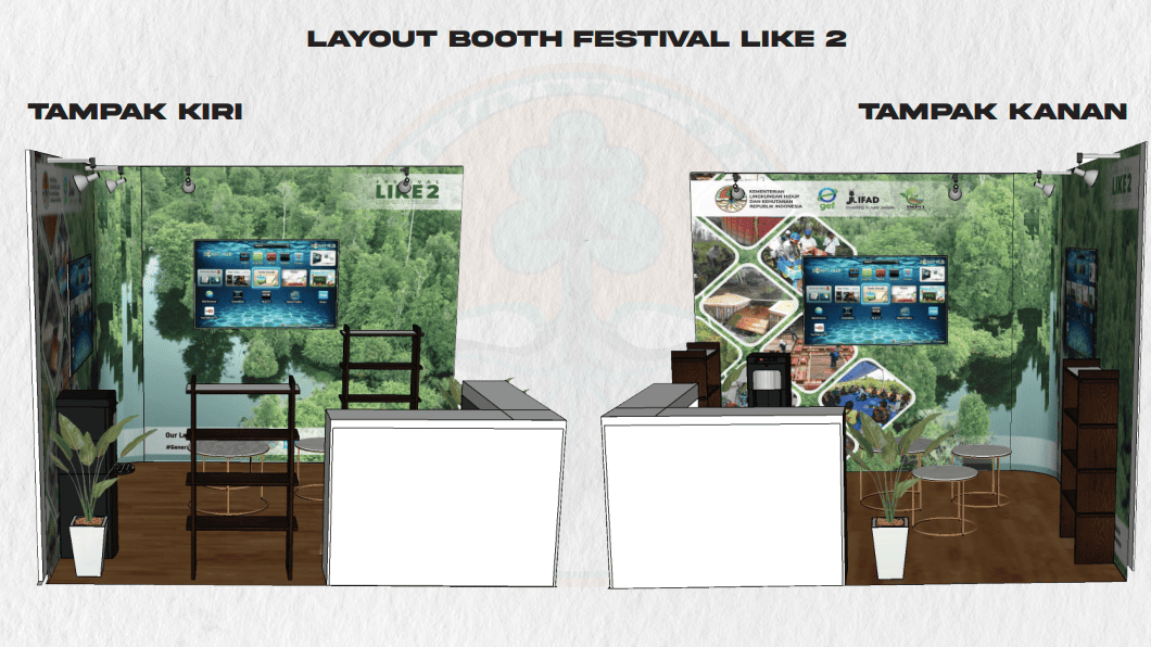 Creative booth construction and setup for corporate events